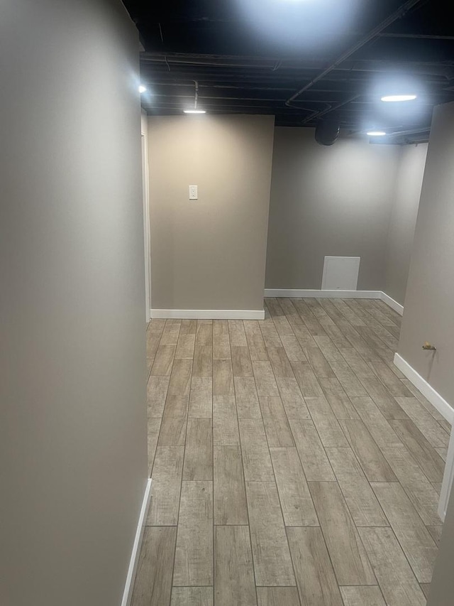 48 E 154th St, Harvey, IL 60426 - finished below grade area featuring wood finished floors
