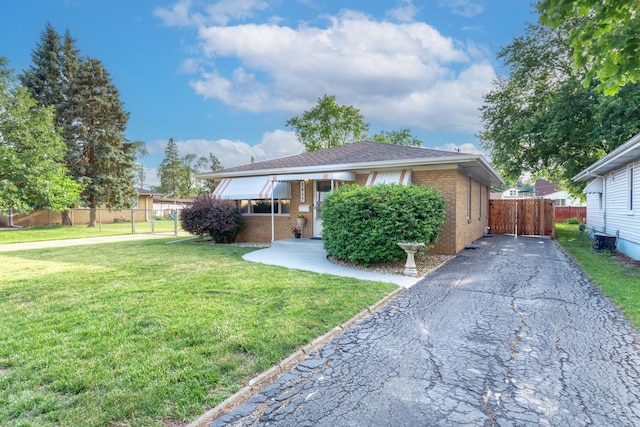 1617 Oakland Ave, Crest Hill, IL 60403 - view of front of property featuring brick siding and asphalt driveway