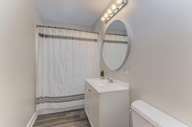 1617 Oakland Ave, Crest Hill, IL 60403 - bathroom with vanity and wood finished floors