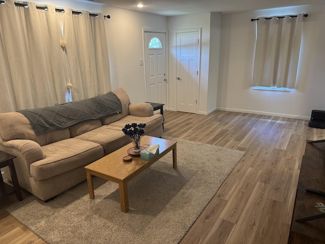 2 Sauk Trl, Park Forest, IL 60466 - living room with wood finished floors and baseboards