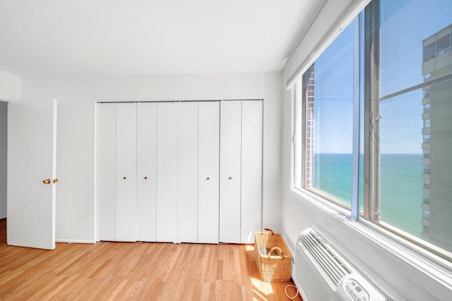 6325 N Sheridan Rd Unit 1903, Chicago, IL 60660 - unfurnished bedroom featuring wood finished floors and a closet