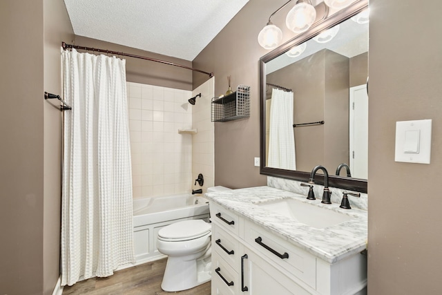 222 N Columbus Dr Unit 2204, Chicago, IL 60601 - bathroom with vanity, wood finished floors, and shower / bath combo