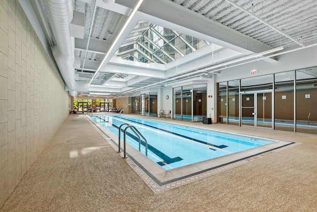 222 N Columbus Dr Unit 2204, Chicago, IL 60601 - indoor community pool with a patio