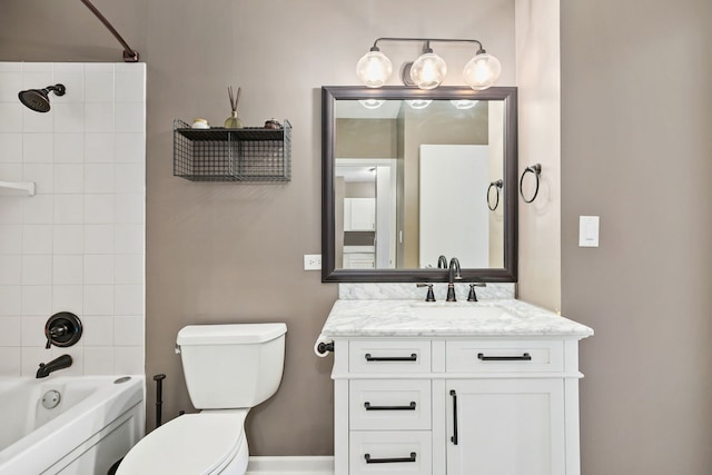 222 N Columbus Dr Unit 2204, Chicago, IL 60601 - bathroom featuring vanity and shower / bathtub combination