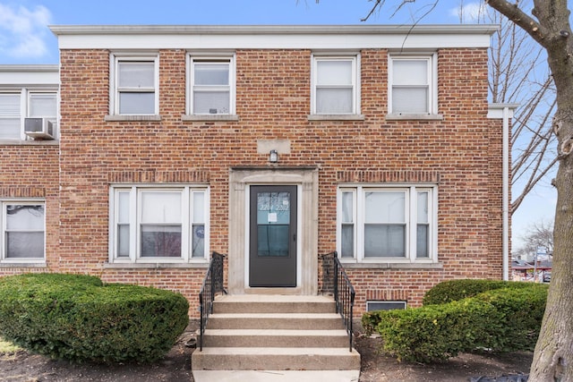 2204 S 9th Ave Unit 2, Broadview, IL 60155 - view of front of property featuring brick siding and cooling unit
