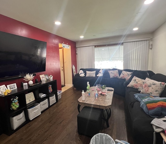 7809 S Christiana Ave, Chicago, IL 60652 - living area with wood finished floors and recessed lighting