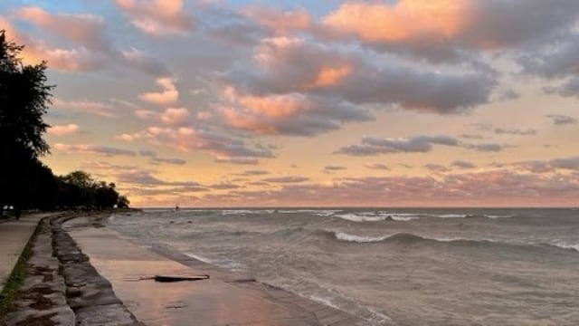 5455 N Sheridan Rd Unit 3203, Chicago, IL 60640 - water view with local beach