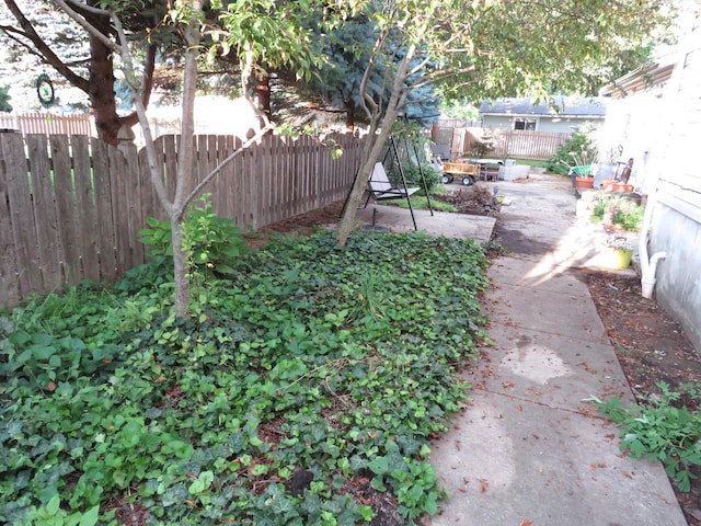 510 7th St, Mazon, IL 60444 - fenced backyard with a patio