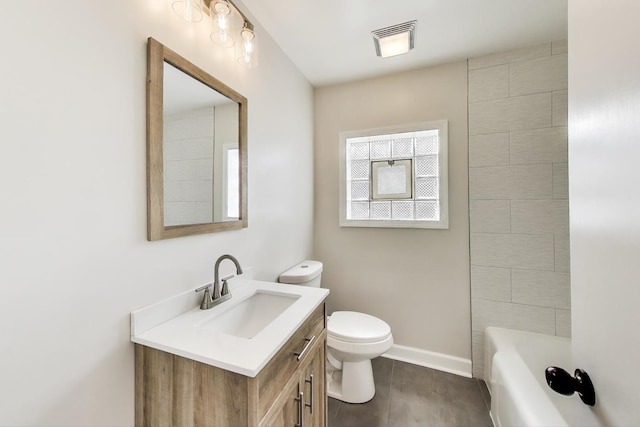 5949 W 55th St, Chicago, IL 60638 - full bath featuring vanity and toilet