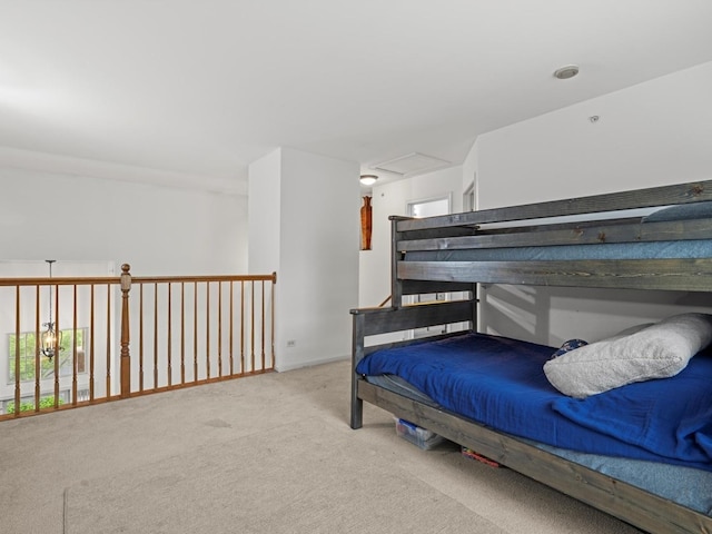 6079 Delaney Dr, Hoffman Estates, IL 60192 - carpeted bedroom with attic access
