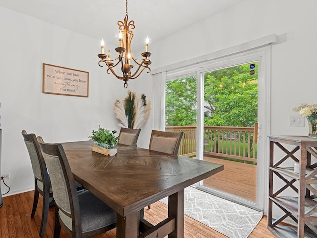 6079 Delaney Dr, Hoffman Estates, IL 60192 - dining room with a chandelier and wood finished floors