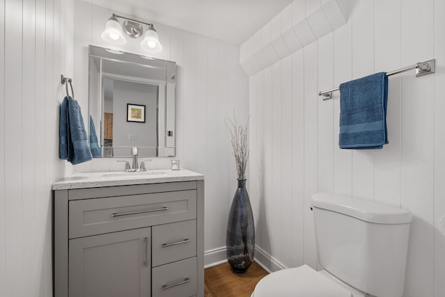 17456 Sauk Dr, Lockport, IL 60441 - bathroom with vanity and wood finished floors