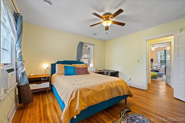 1427 Camp Ave, Rockford, IL 61103 - bedroom featuring wood finished floors and a ceiling fan