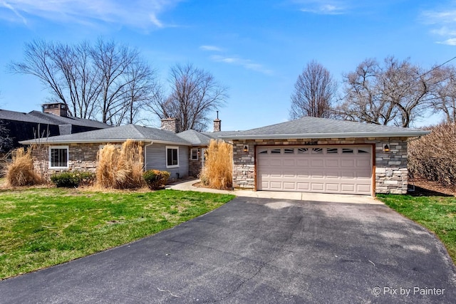 1425 N River Rd, Mchenry, IL 60051 - dock area with boat lift, a water view, and a lawn