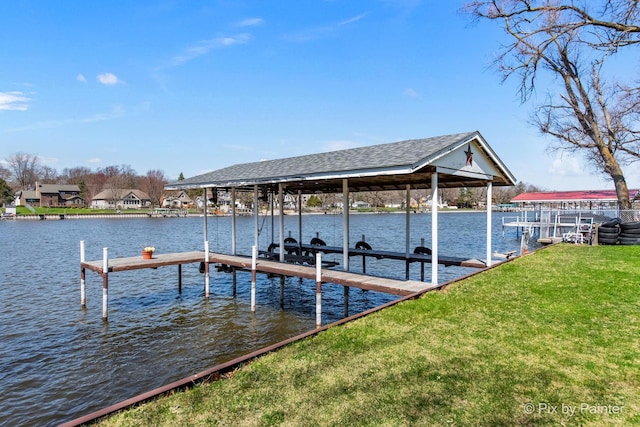 1425 N River Rd, Mchenry, IL 60051 - single story home featuring stone siding, asphalt driveway, a garage, a front yard, and a chimney