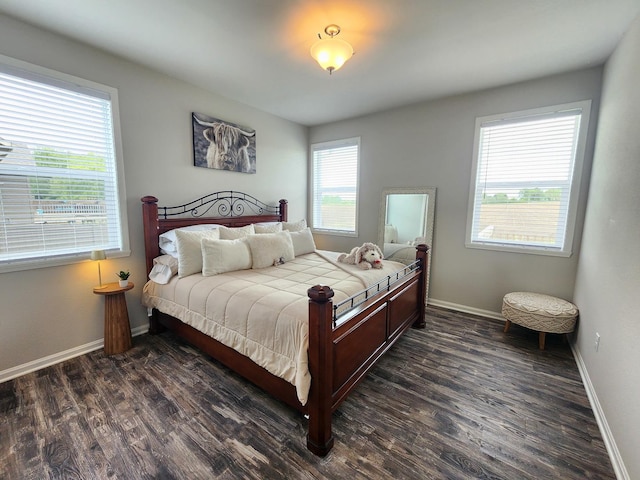 12549 New York St, Loves Park, IL 61111 - bedroom with dark wood-style flooring