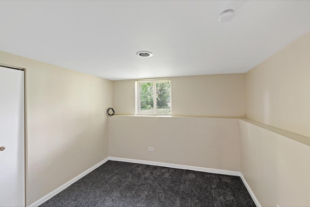 3304 W 160th St, Markham, IL 60428 - empty room with dark colored carpet and a smoke detector