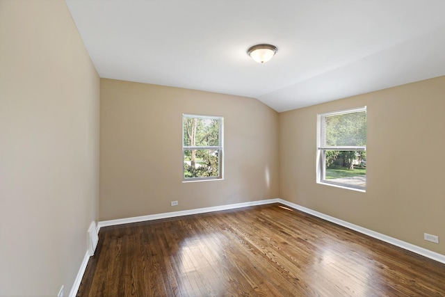 3304 W 160th St, Markham, IL 60428 - spare room featuring wood finished floors and lofted ceiling