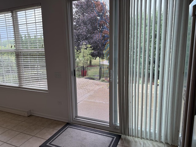 13044 Redstone Dr, Huntley, IL 60142 - entryway featuring tile patterned floors