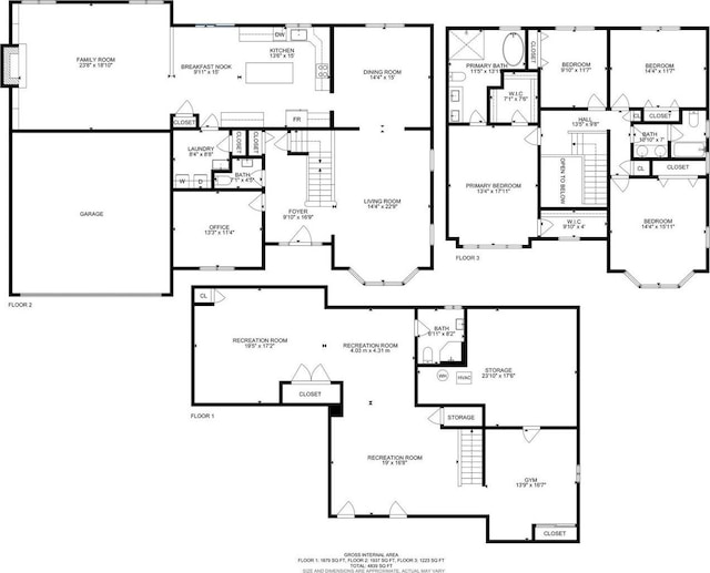 566 Primrose Ln, Crystal Lake, IL 60014 - view of property floor plan