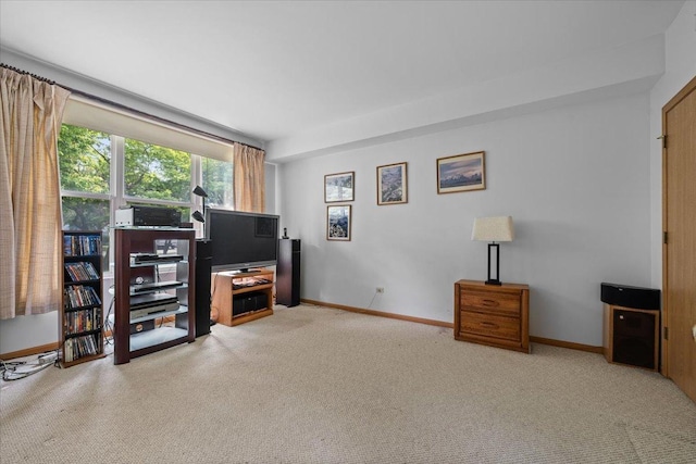 2936 Stonewater Dr Unit 2936, Naperville, IL 60564 - living area with carpet and baseboards