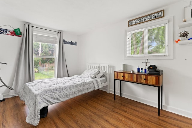 2250 Corona Rd, Waukegan, IL 60087 - bedroom with wood finished floors and baseboards