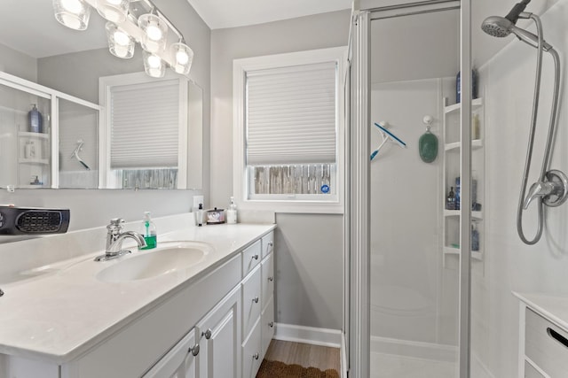 2250 Corona Rd, Waukegan, IL 60087 - full bath with vanity and a shower stall