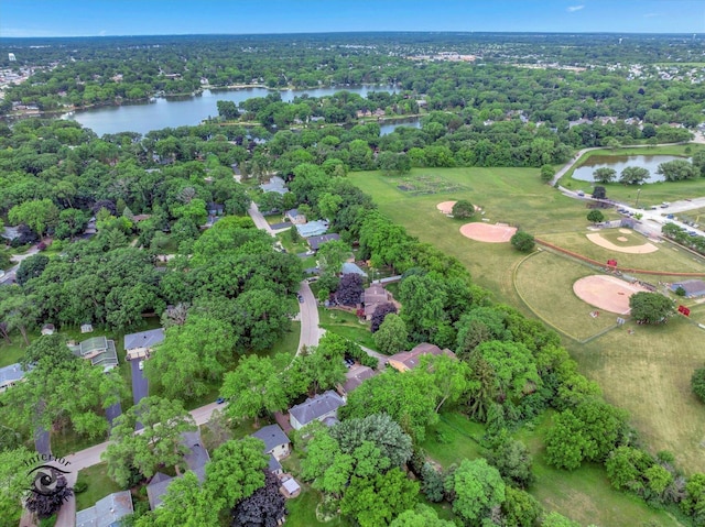 352 Rye Rd, Mundelein, IL 60060 - view of property location with a nearby body of water and a tree filled landscape