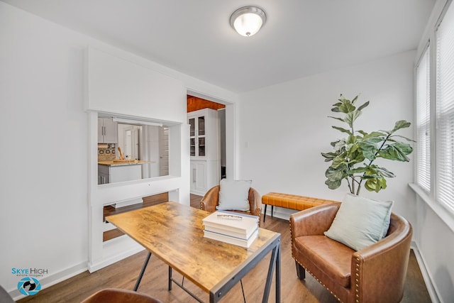 1659 N Francisco Ave, Chicago, IL 60647 - home office featuring wood finished floors and plenty of natural light