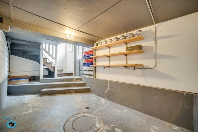 1659 N Francisco Ave, Chicago, IL 60647 - below grade area with stairs