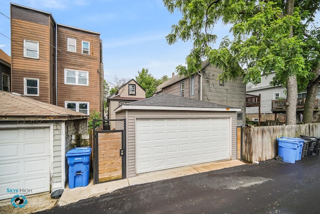 1659 N Francisco Ave, Chicago, IL 60647 - garage with a gate
