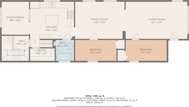 1659 N Francisco Ave, Chicago, IL 60647 - view of floor plan / room layout