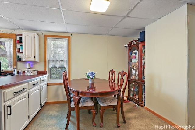 146 Westerfield Pl, Grayslake, IL 60030 - dining area featuring a drop ceiling and baseboards