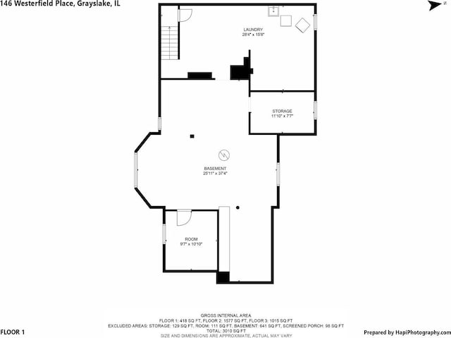 146 Westerfield Pl, Grayslake, IL 60030 - view of floor plan / room layout