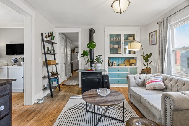 2119 N Karlov Ave, Chicago, IL 60639 - living area with wood finished floors