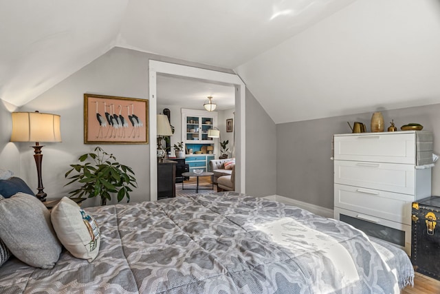 2119 N Karlov Ave, Chicago, IL 60639 - bedroom featuring vaulted ceiling