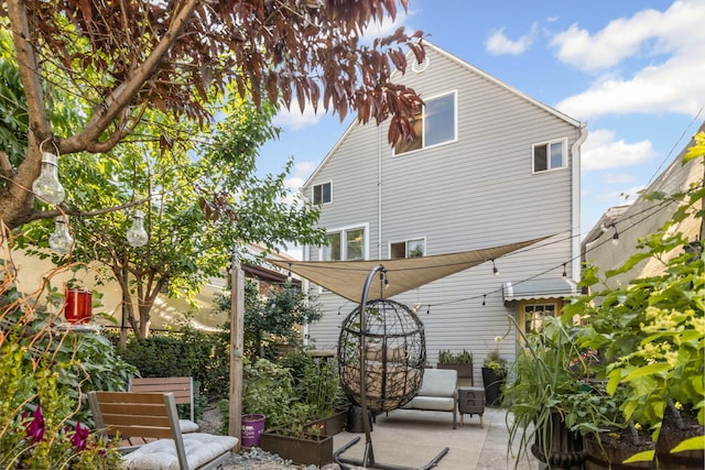 2119 N Karlov Ave, Chicago, IL 60639 - back of property with a patio