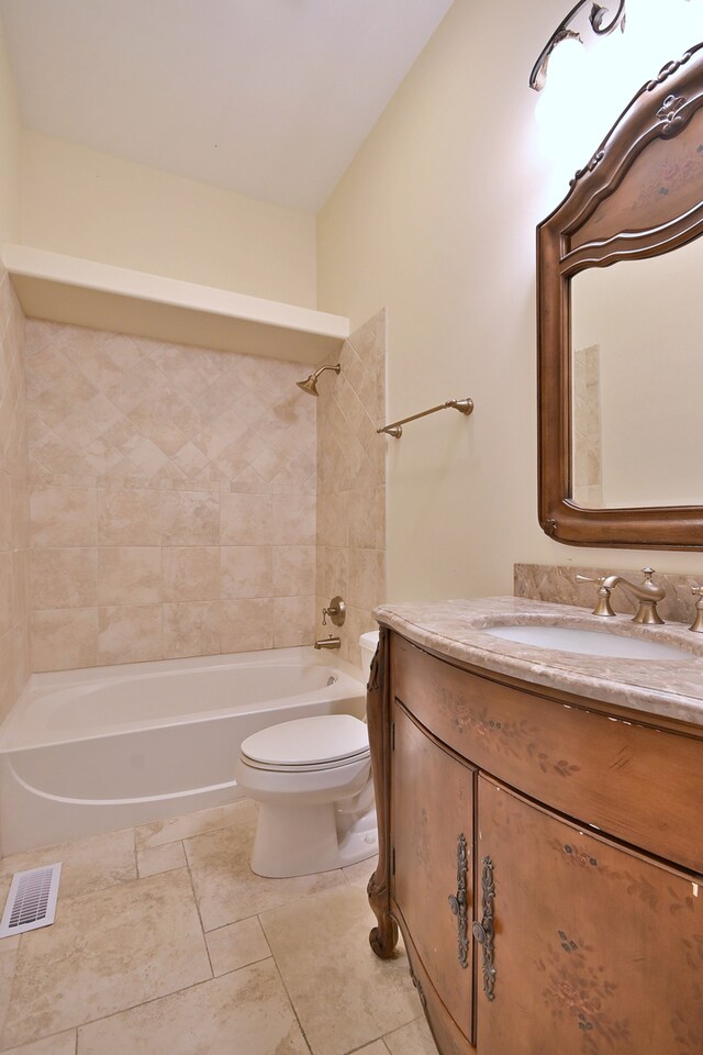 121 Rose Dr, Bloomingdale, IL 60108 - bathroom featuring vanity and shower / bathtub combination