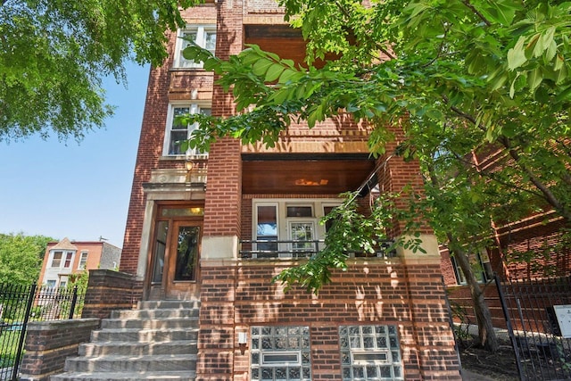 2638 W Rice St Unit 2S, Chicago, IL 60622 - view of front of property with brick siding