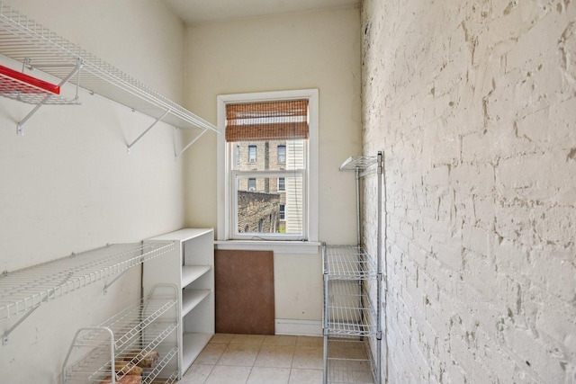 2638 W Rice St Unit 2S, Chicago, IL 60622 - spacious closet with tile patterned floors