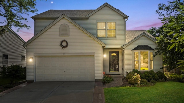 179 Briarcliff Ct, Romeoville, IL 60446 - traditional-style home featuring concrete driveway, a garage, and roof with shingles
