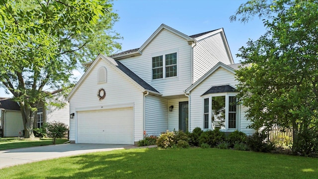 179 Briarcliff Ct, Romeoville, IL 60446 - traditional home featuring concrete driveway and a front yard