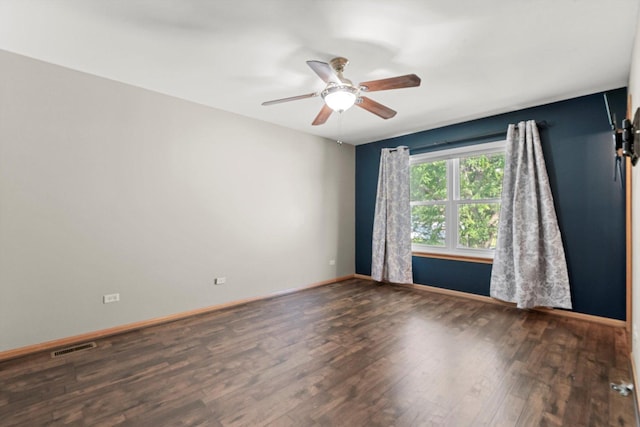 179 Briarcliff Ct, Romeoville, IL 60446 - unfurnished room with wood finished floors and ceiling fan