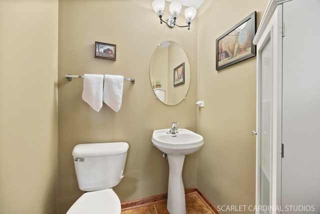 282 Whitfield Dr Unit A, Sugar Grove, IL 60554 - bathroom featuring toilet and tile patterned floors