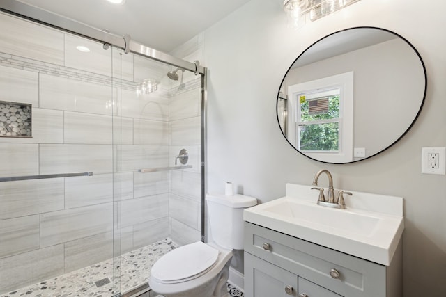 6282 Schaumburg Ln, Roscoe, IL 61073 - full bathroom with a shower stall and vanity