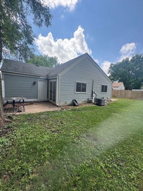 5 Denham Dr, Montgomery, IL 60538 - rear view of property featuring a patio area