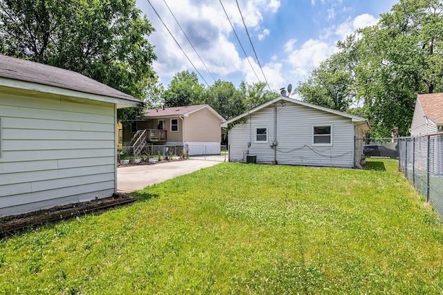 16955 Trapet Ave, Hazel Crest, IL 60429 - back of property with a fenced backyard and a patio