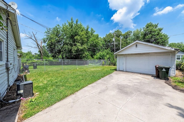 16955 Trapet Ave, Hazel Crest, IL 60429 - view of yard with an outdoor structure and a garage