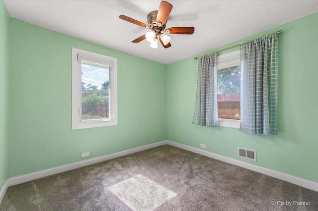 206 N Broadview Ave, Lombard, IL 60148 - carpeted empty room featuring baseboards and ceiling fan