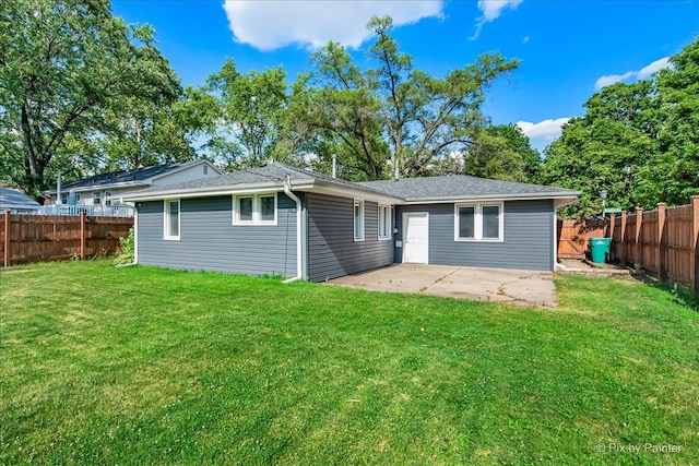 206 N Broadview Ave, Lombard, IL 60148 - rear view of property featuring a patio and a fenced backyard